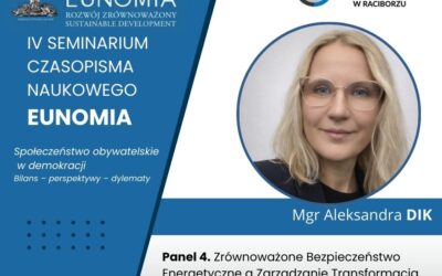 Transformacja energetyczna to nie tylko technologia. Seminarium EUNOMIA w Raciborzu