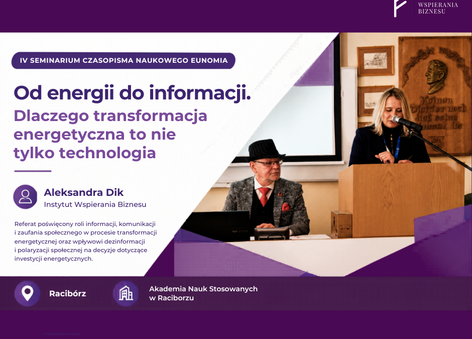 Nauka, samorząd i biznes o transformacji energetycznej